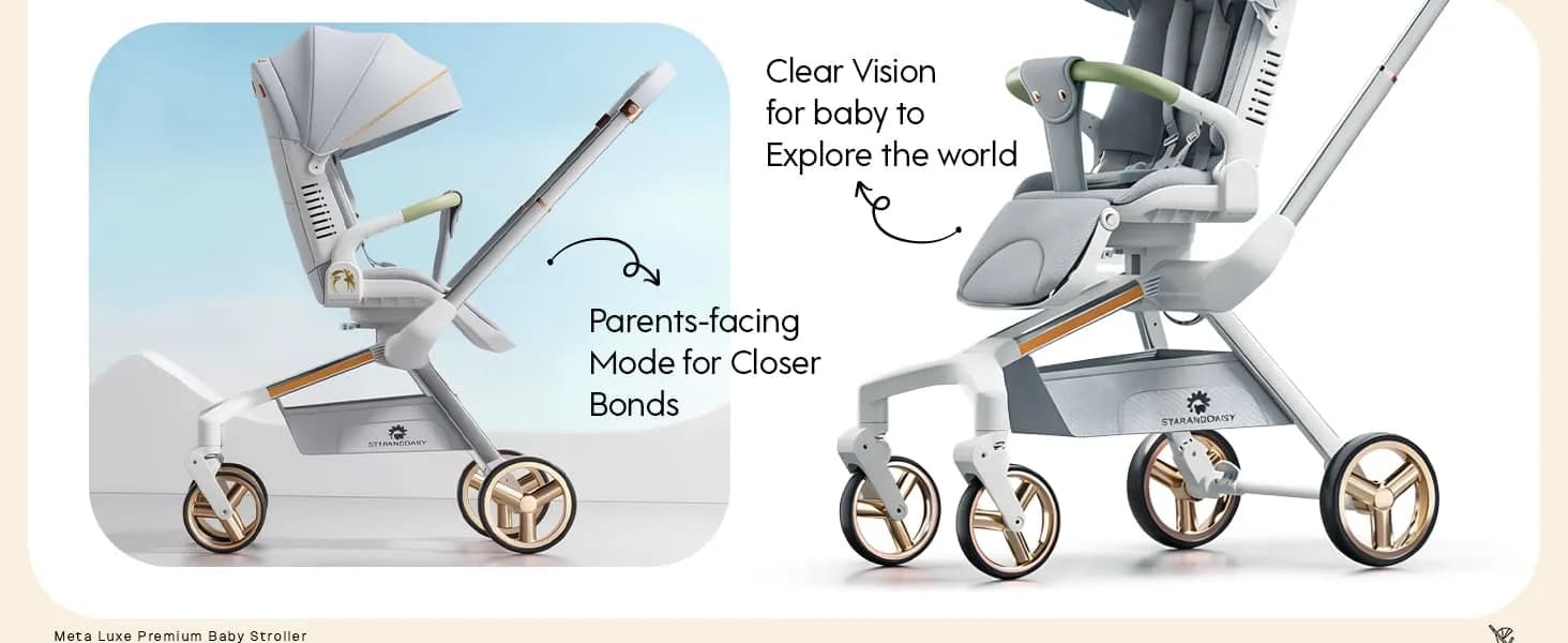 Meta Luxe Baby Stroller Aplus