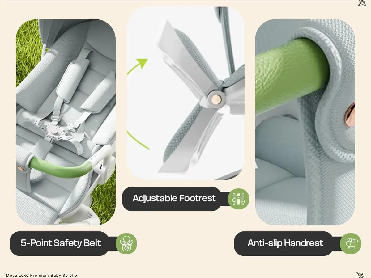 Meta Luxe Baby Stroller Aplus