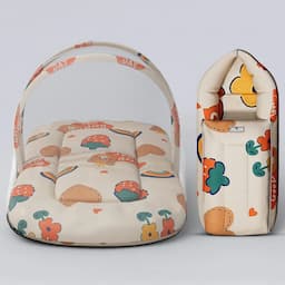 Sleeping Bag + Bed with Mosquito Net (Combo)