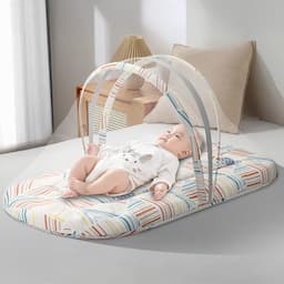 Bed with Mosquito Net