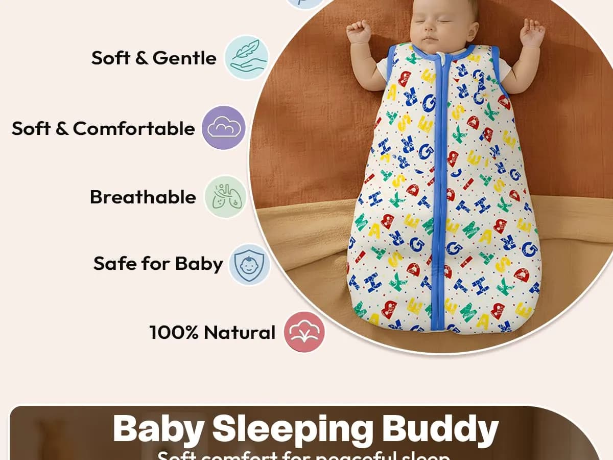Sleeping Sack For Baby 100% Pure Cotton Baby Sleep Bag