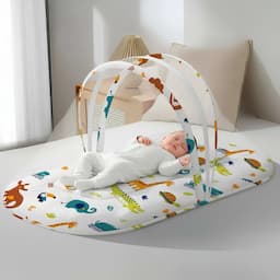 Bed with Mosquito Net