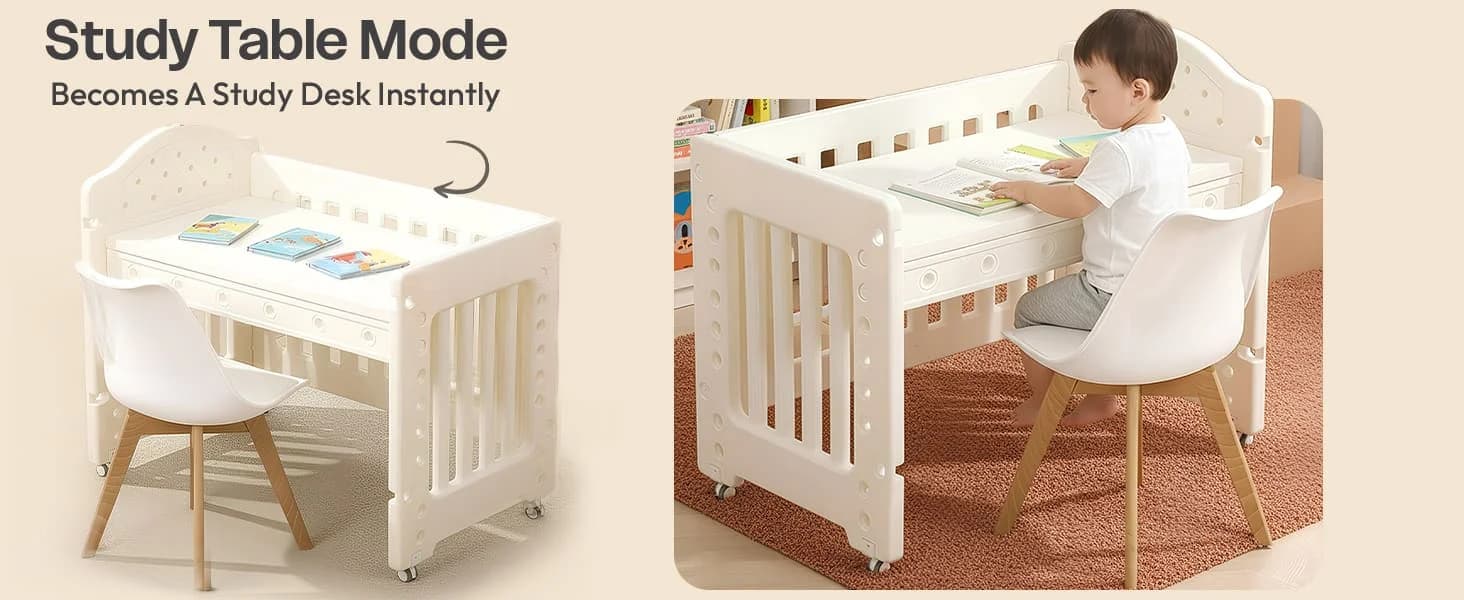 Tiny Dreams 4-in-1 Convertible Baby Cot