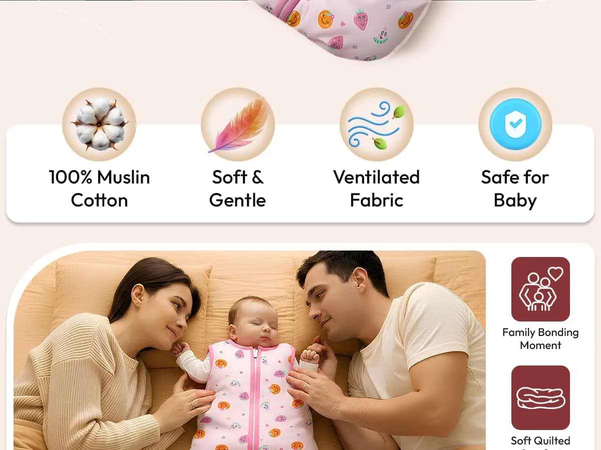 Sleeping Sack For Baby 100% Pure Cotton Baby Sleep Bag Sleeping Sack For Baby 100% Pure Cotton Baby Sleep Bag