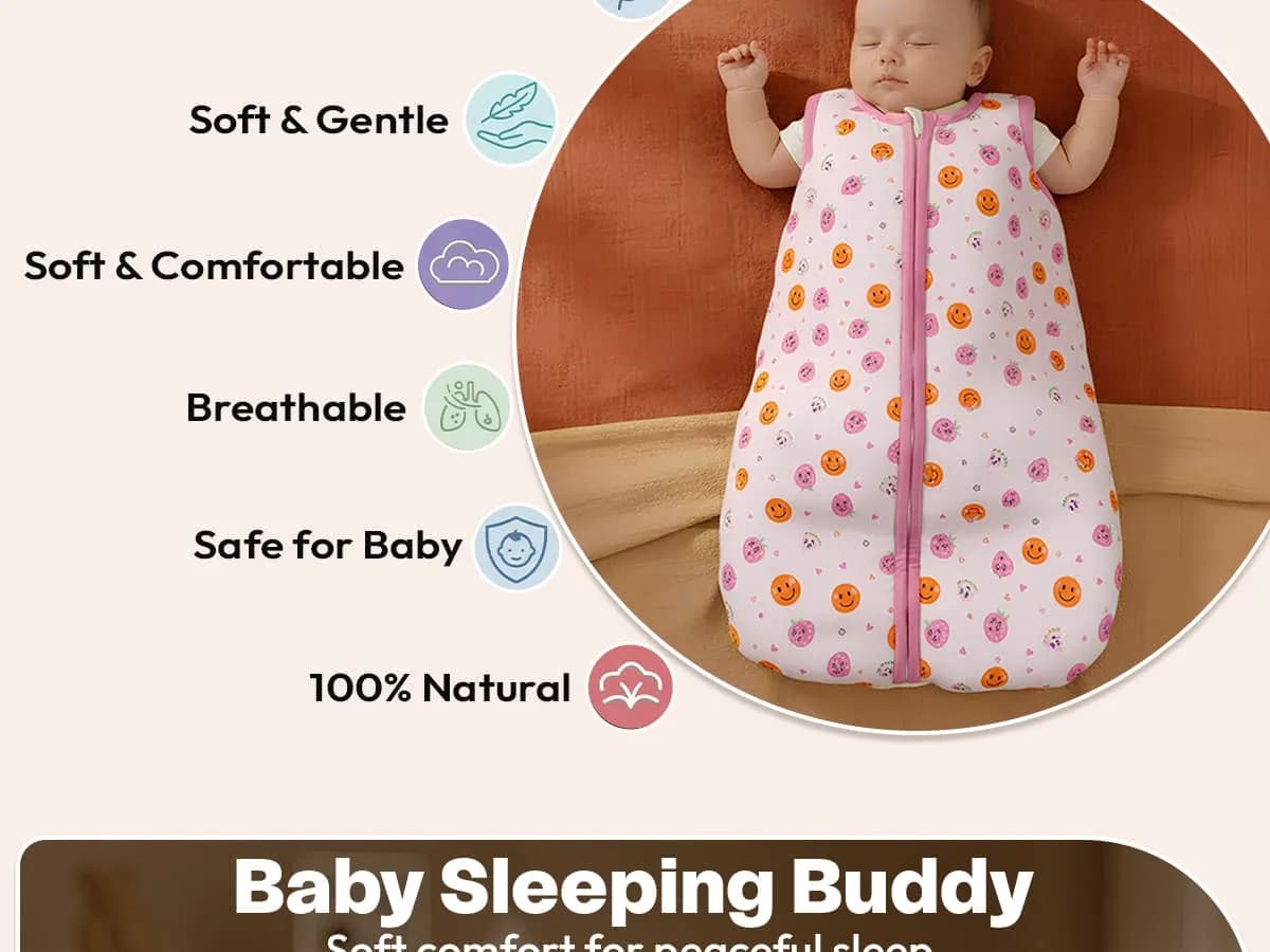 Sleeping Sack For Baby 100% Pure Cotton Baby Sleep Bag Sleeping Sack For Baby 100% Pure Cotton Baby Sleep Bag