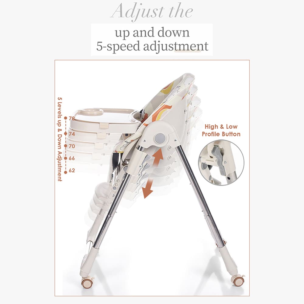 Compact and Portable Toddler Dining Seat for On-the-Go Parents