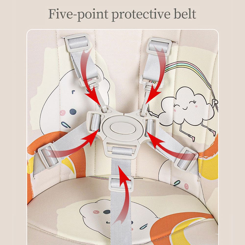Space-Saving Compact High Chair for Small Living Spaces