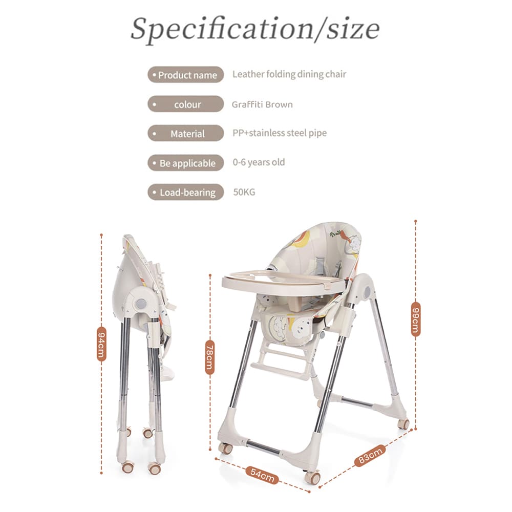 Foldable Infants Dining Seat for On-the-Go Parents