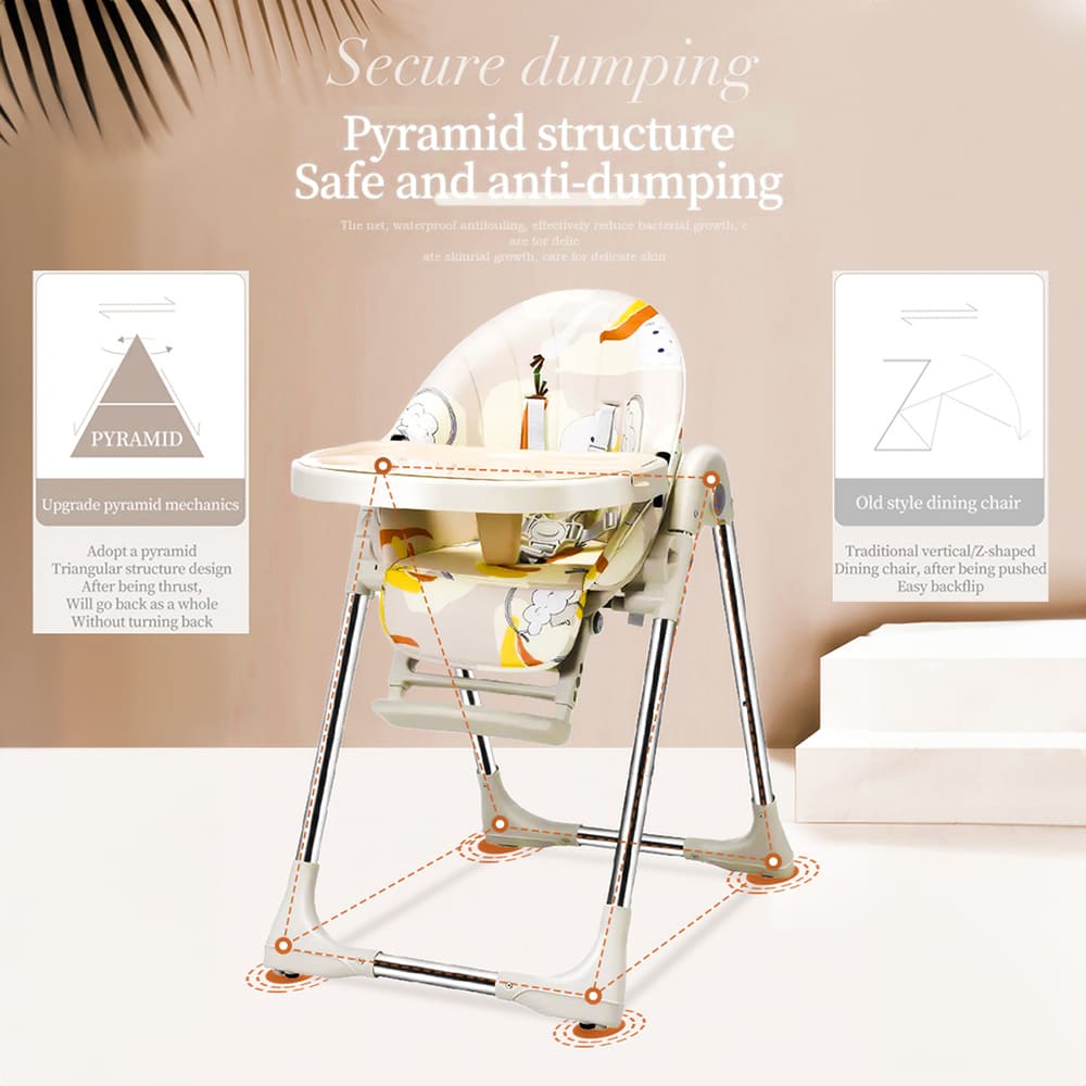 Baby Chair with Adjustable Height for Growing Babies