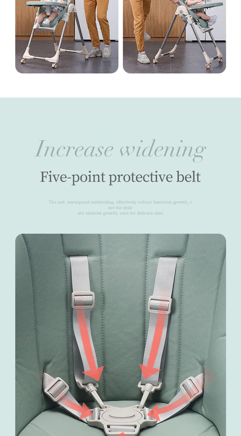 Adjustable Height Infants Booster Seat for Growing Children