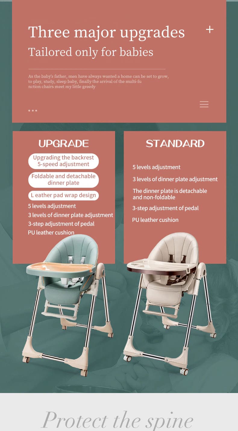 aby booster seat with detachable food tray
