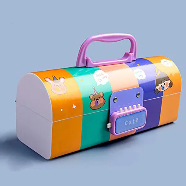 School Kids Pencil Box Stationary Set with Different compartments