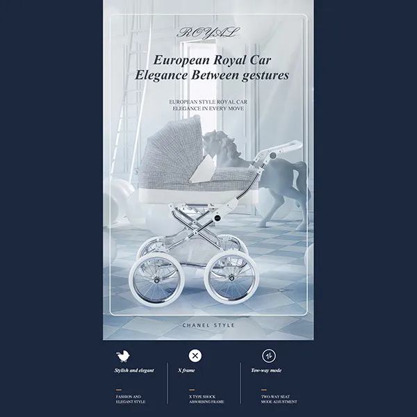 Royal Carriage Stroller For Baby, Luxury Royal Chariot From Coolbaby by StarAndDaisy (Pink | 0-5 yr)