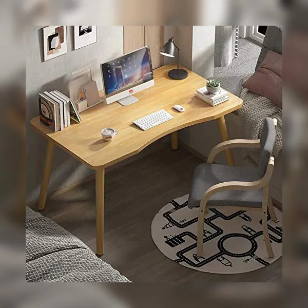 Style Smart Study Table for Modern Homes, Multi-Purpose Office Desk Workstation, One Step Installation