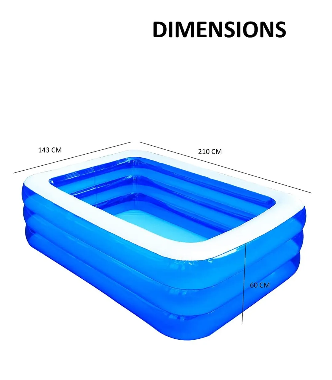 Inflatable Paddling Pool for Kids and Family