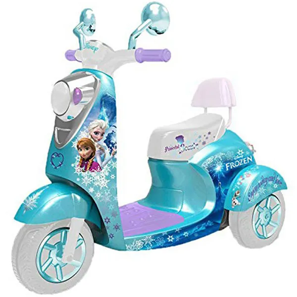 Disney Frozen Battery Operated 3 Wheel Scooter – Blue
