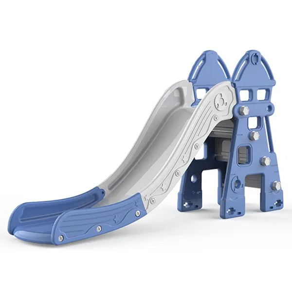 Buy Castle Slide Set with Basket Ball Hoop – Blue Online India