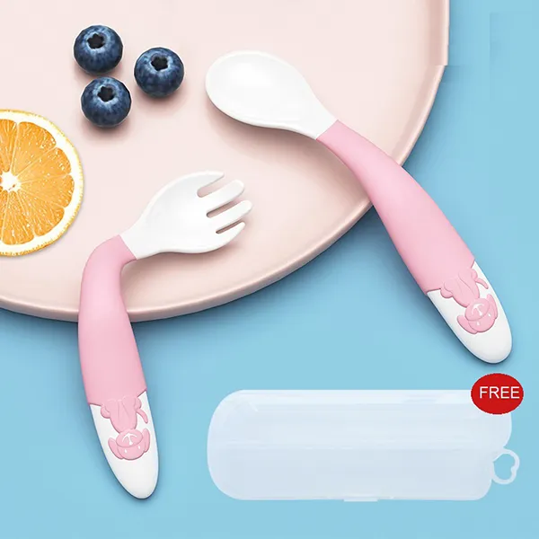 Baby Toddler Forks Pink