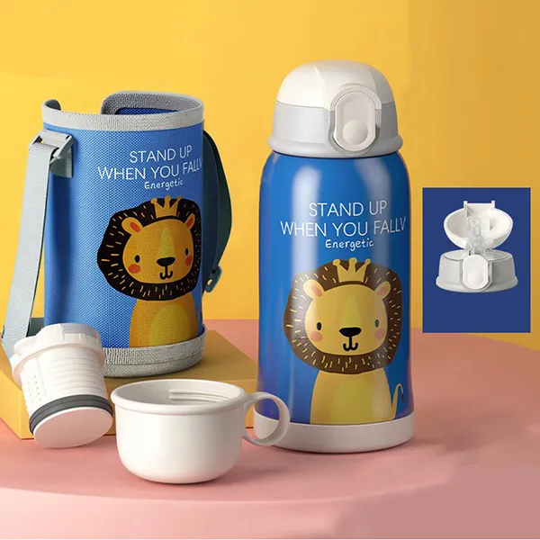 Buy Stainless Steel Insulated Thermos Online India (Blue)