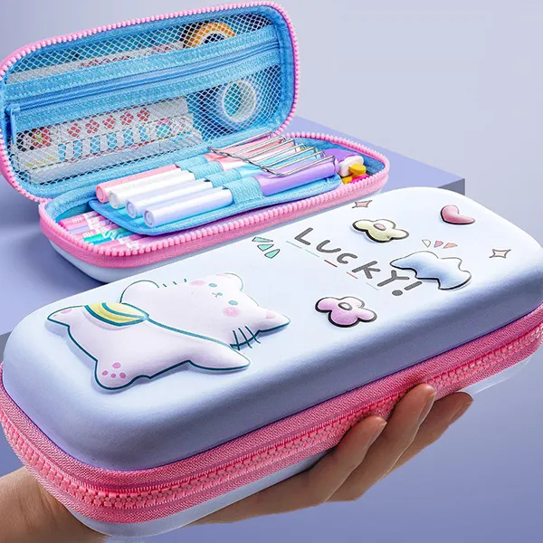 Buy Kids Canvas Cartoon Print Pencil Pouch Online – StarAnddaisy