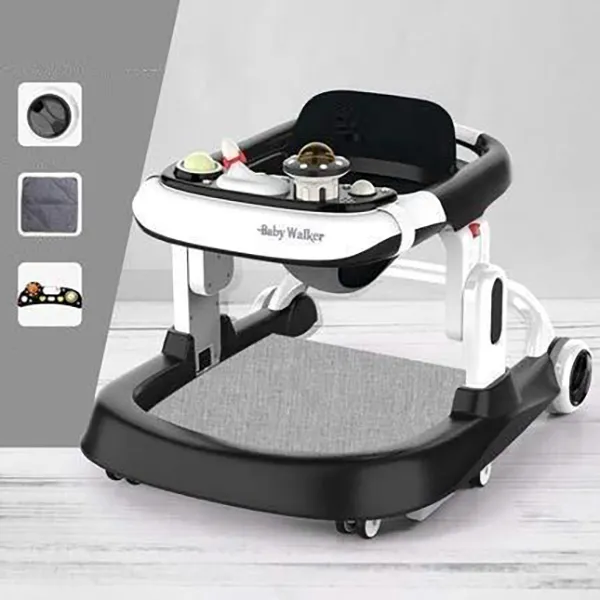 Buy Premium Multifunctional Walker with Toy Tray (Black) Online India