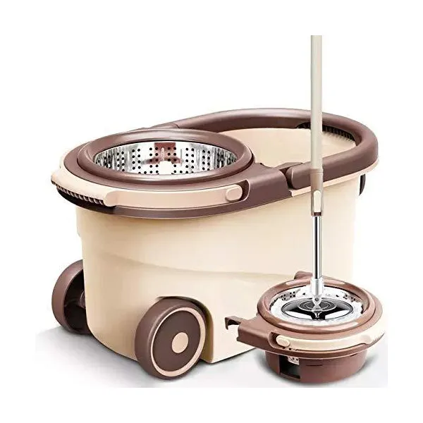 Buy UPC Modular Design Easy Clean Spin Mop with SS Rod and Stainer