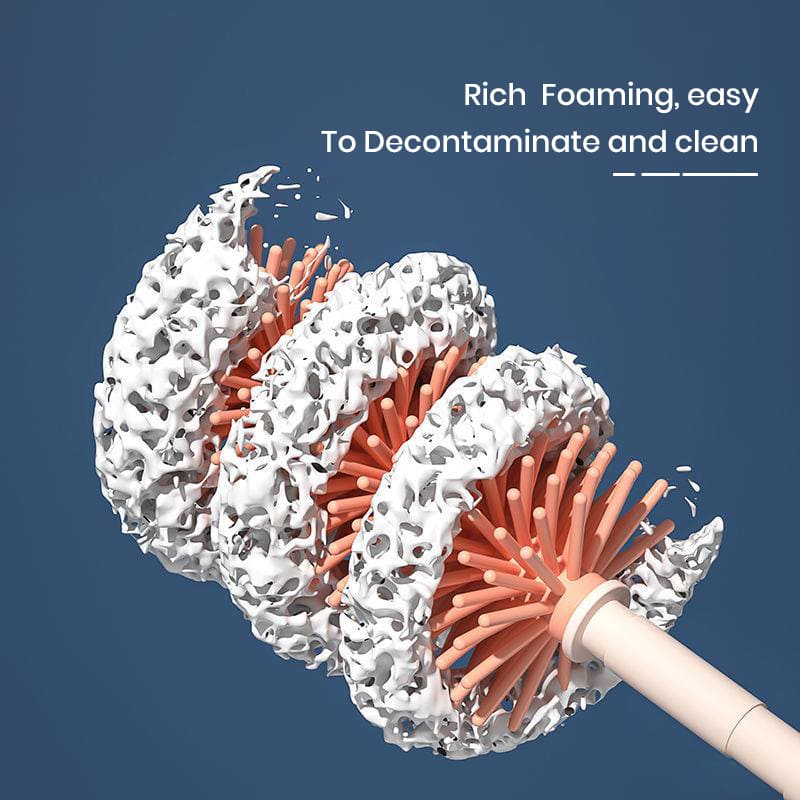 Fast Cleaner Silicone bottle brush set