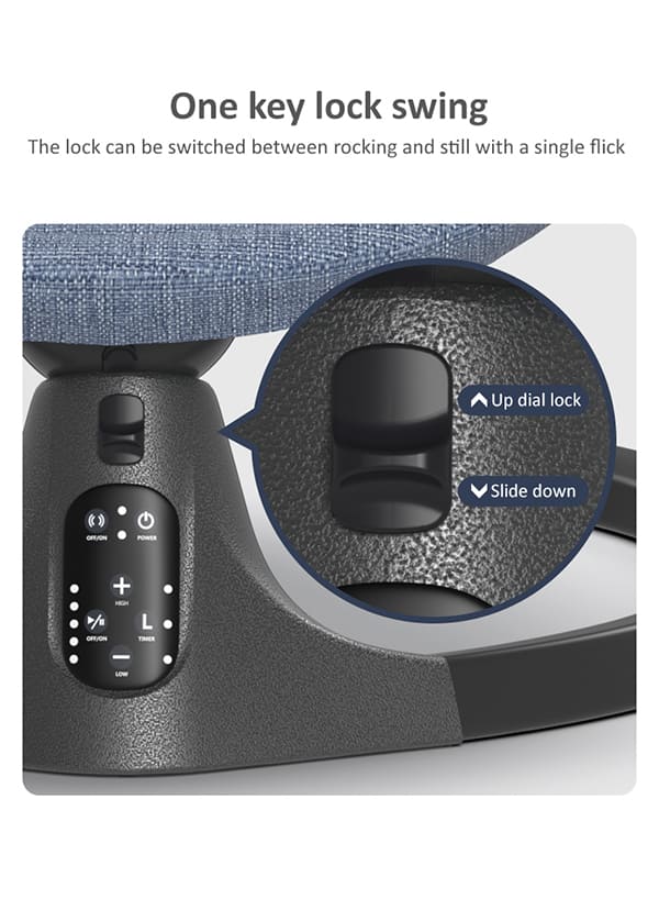 remote control baby swings