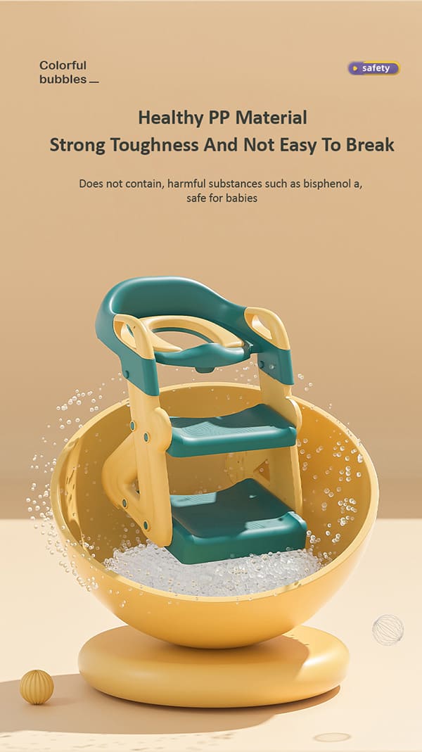 rounded stairs potty training seat