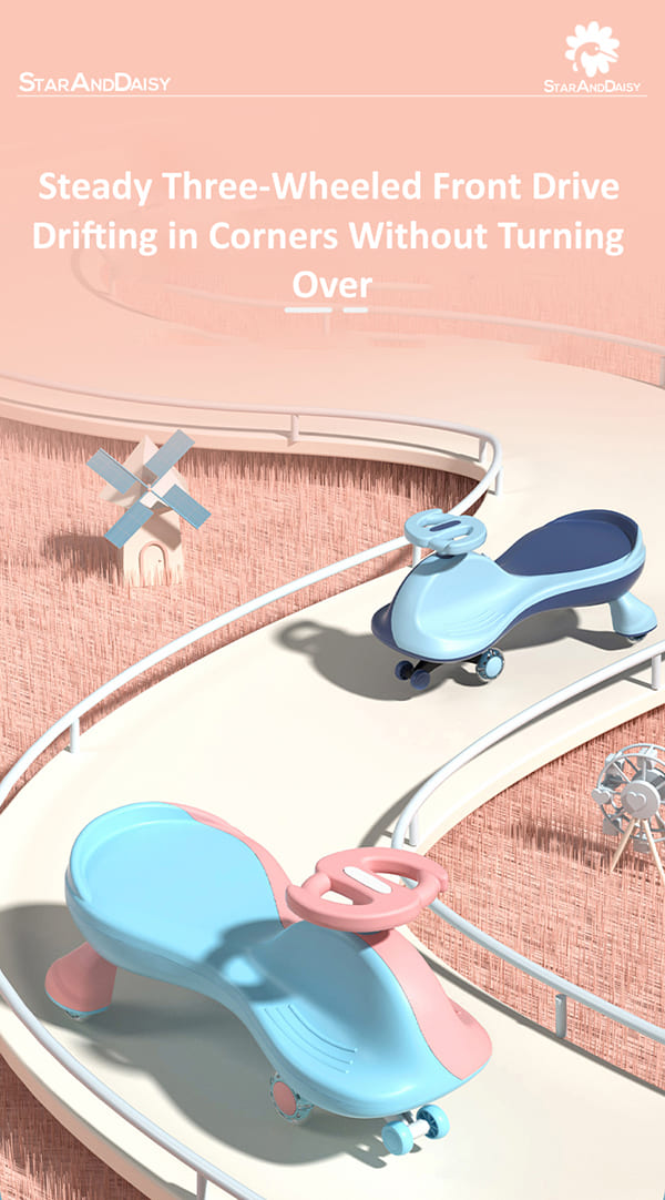 Roller Coaster Swing Car on road