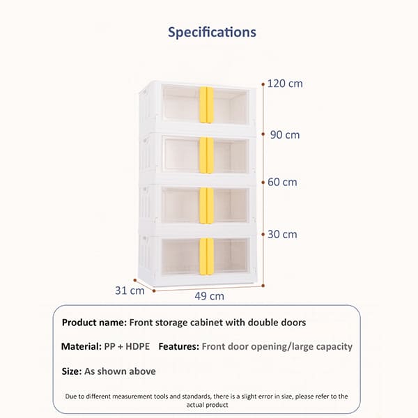 StarAndDaisy Kids Wardrobe - Storage Cabinet - Portable Almira with Drawers & Convertible Design