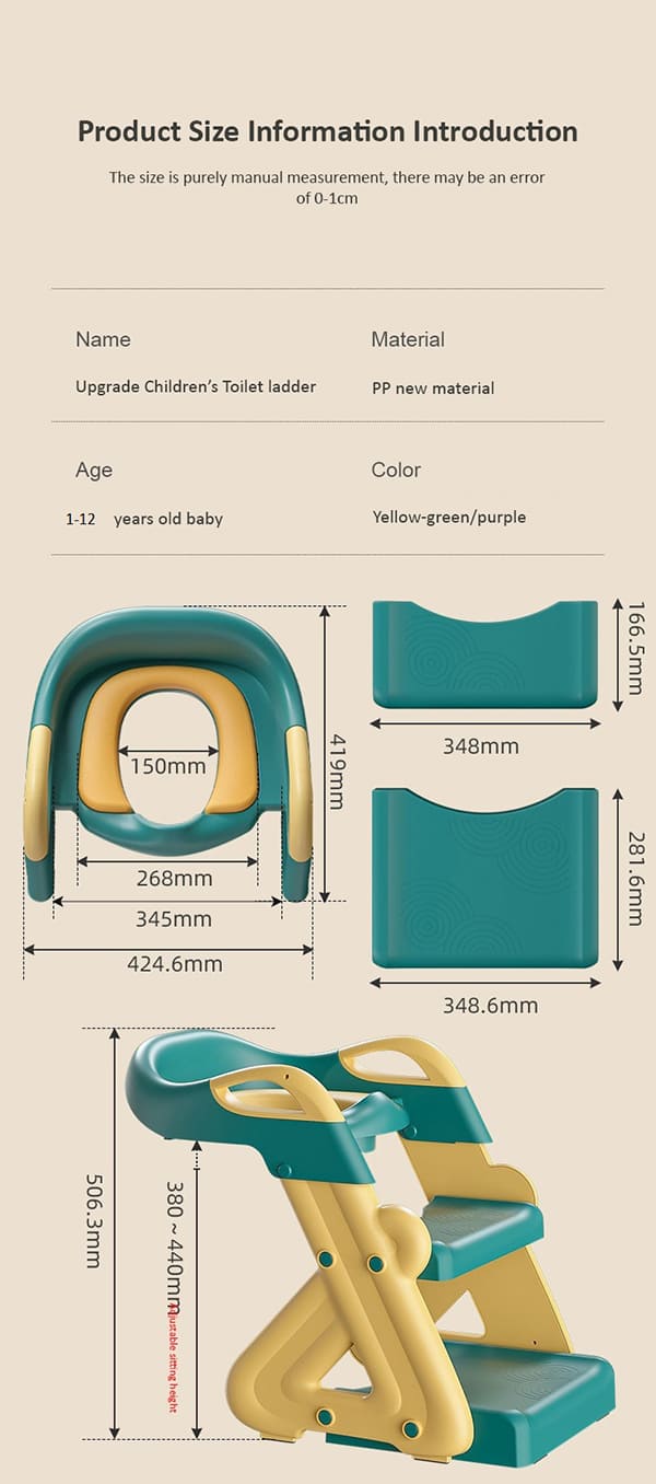 parts of potty training seat