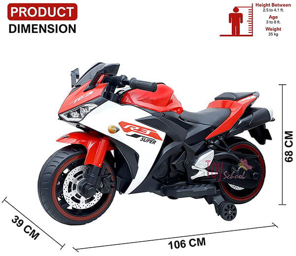 bike dimension Battery Bikes for Kids