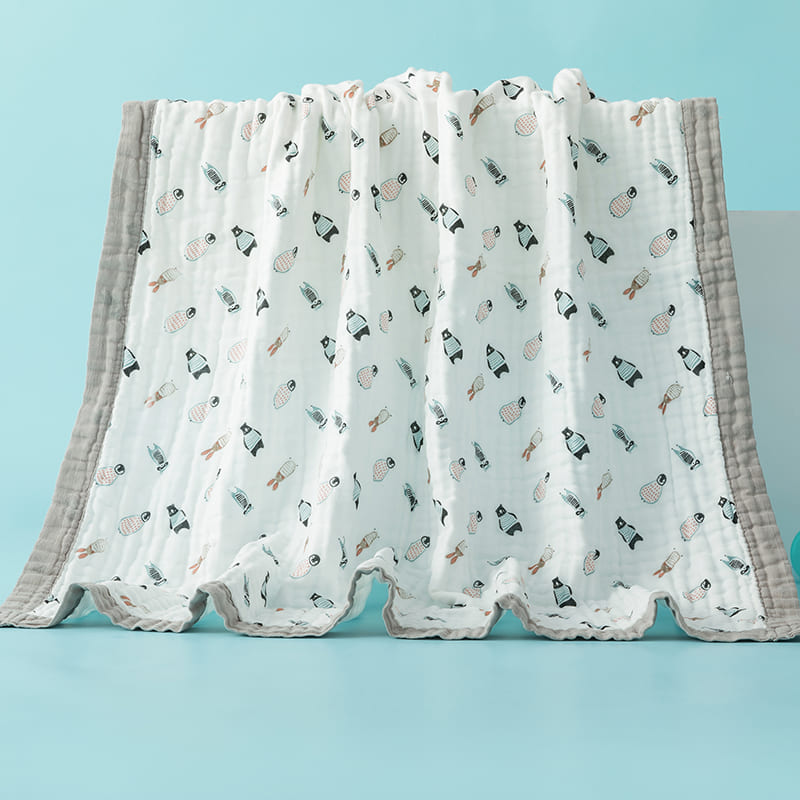 Premium Cotton Organic Muslin Baby Blanket