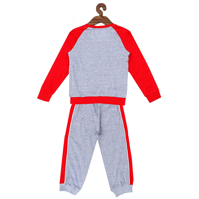 back side Mickey Mouse Printed Cotton T-shirt & Pyjama Set for Kids