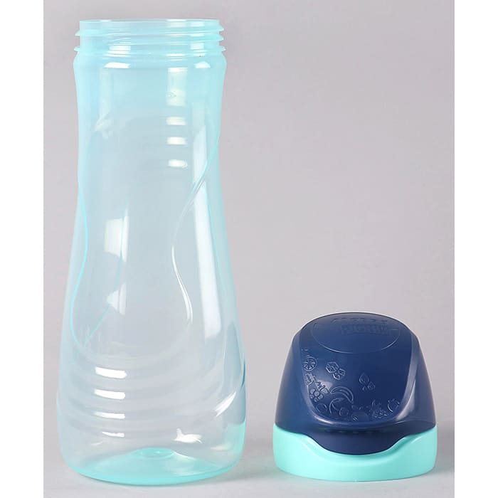 Concept Water Bottle 430ml Blue Cap & Green Body