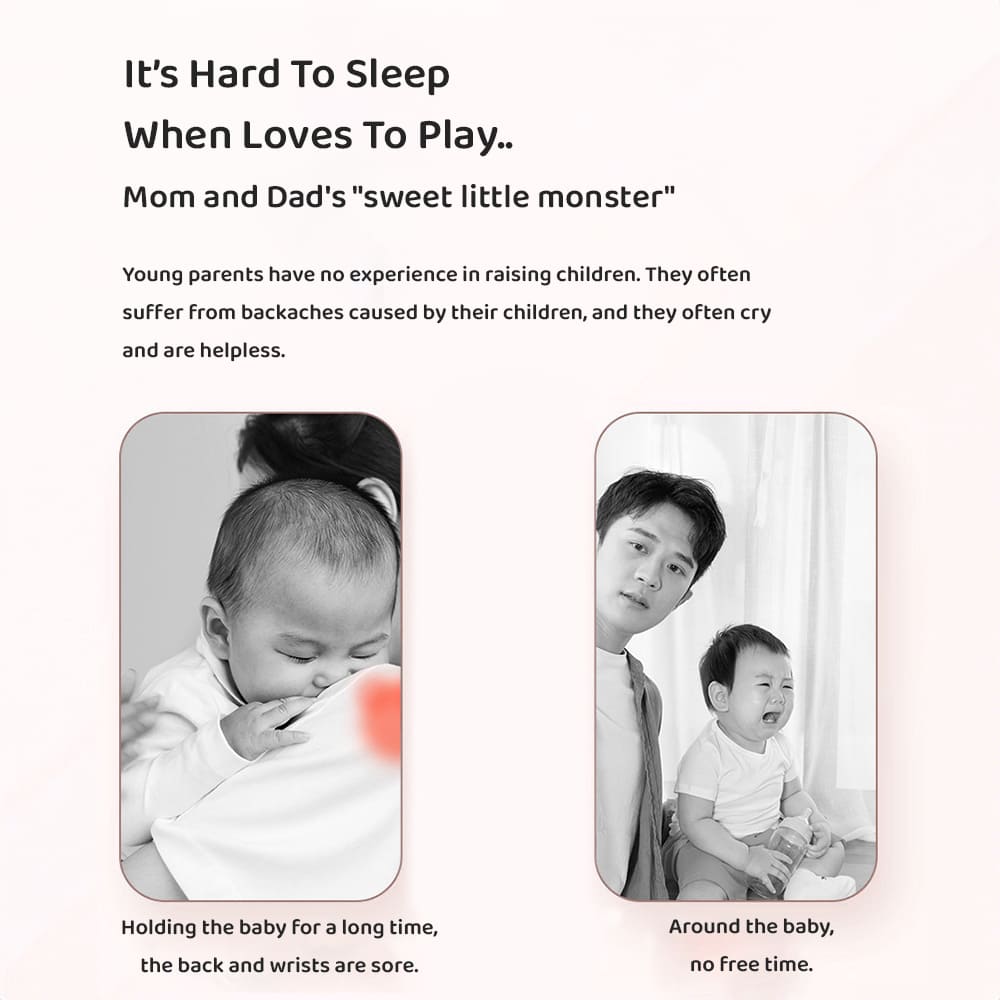 StarAndDaisy New Born Electric Born Baby Cradle Baby Swing Crib Bassinet with Music Mosquito Bassinet (Grey)