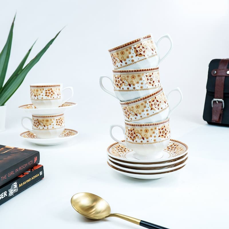 Cup And Saucer Set Of 6