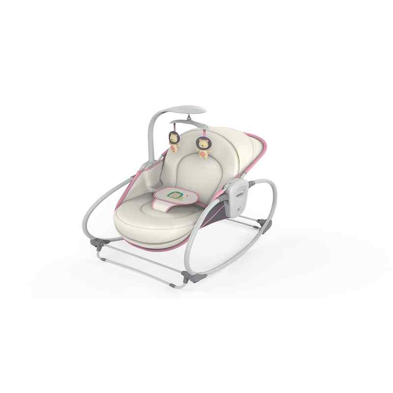 Mastela rocker & bassinet 5 in 1 pink color