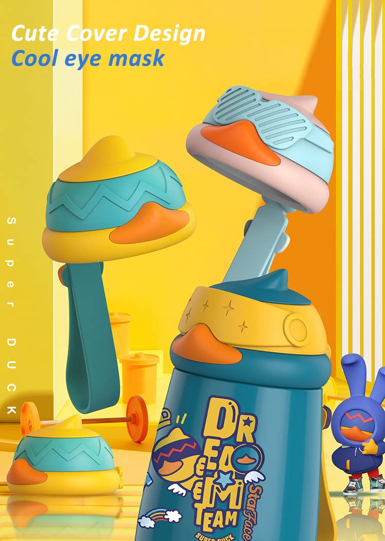 StarFace Series Kids Water flask 300 ml yellow and dark blue