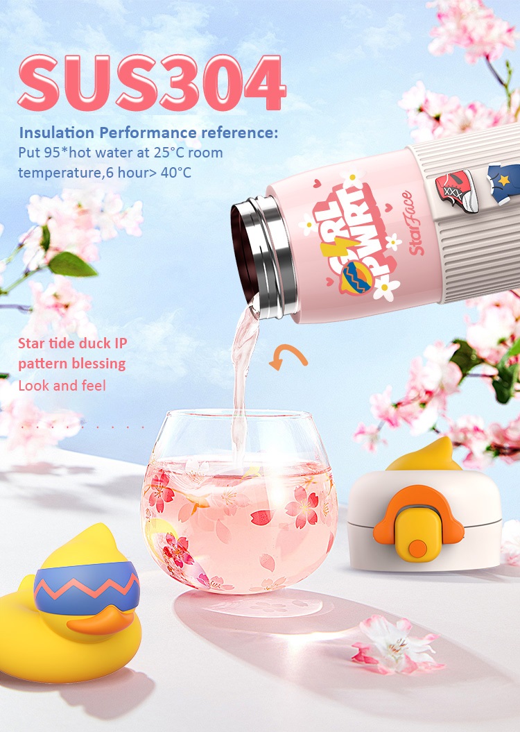 pink cute water bottles