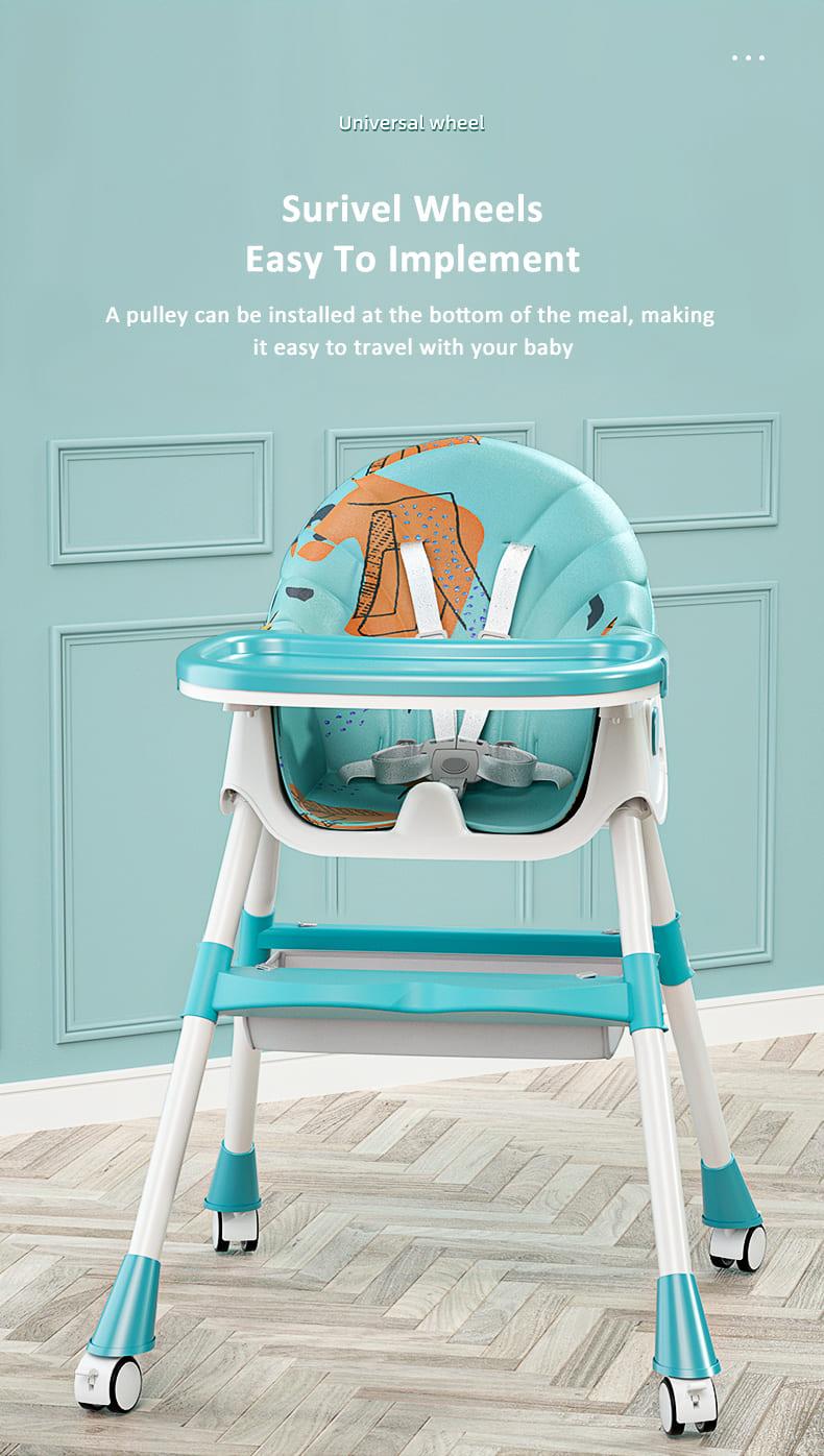 Portable Baby Booster Seat with Detachable Food Tray