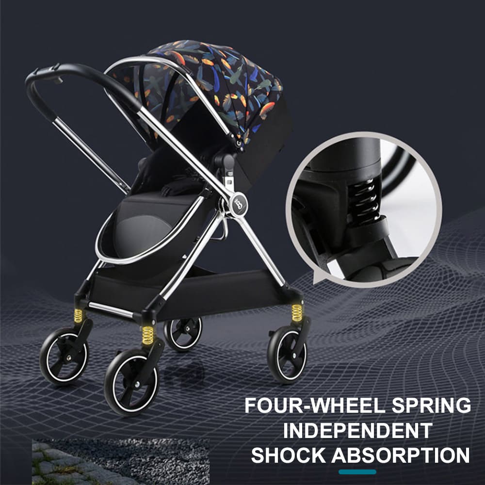 Four wheels with 360 degree rotational