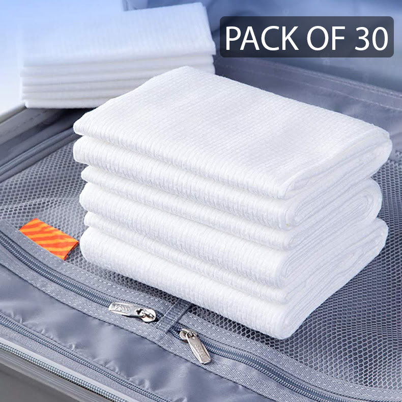 compressed cotton towel