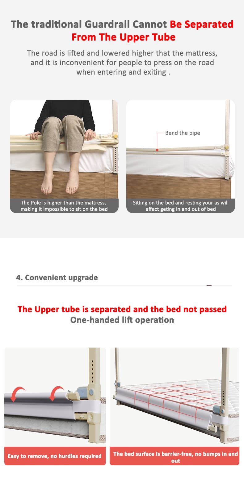 bed guard rail for double bed