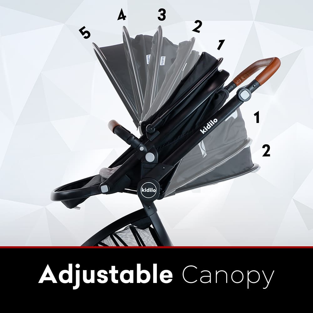 Stroller with Detachable Car Seat for Ages 0 to 5 - Ensuring Comfort and Safety for Little Ones