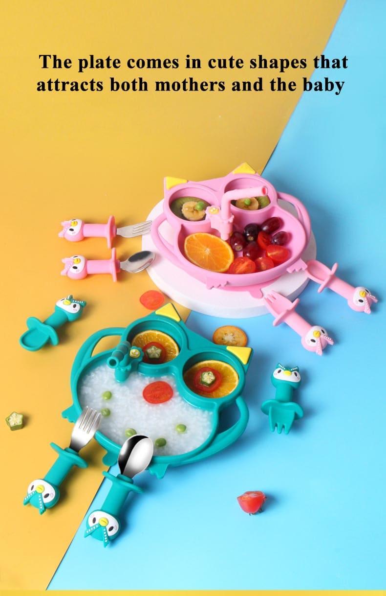 silicone plate with suction