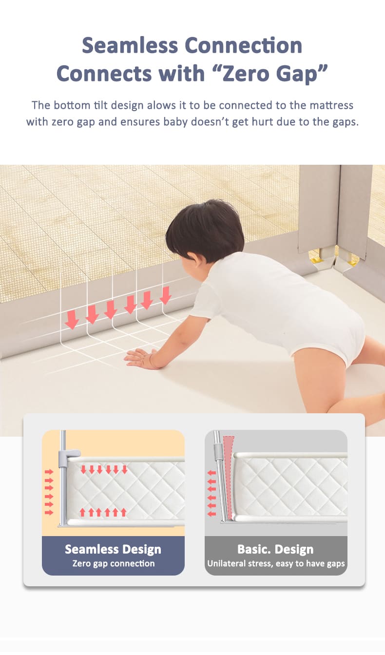 foldable bed guard rail