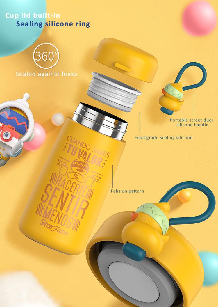 yellow printed bottles for kids
