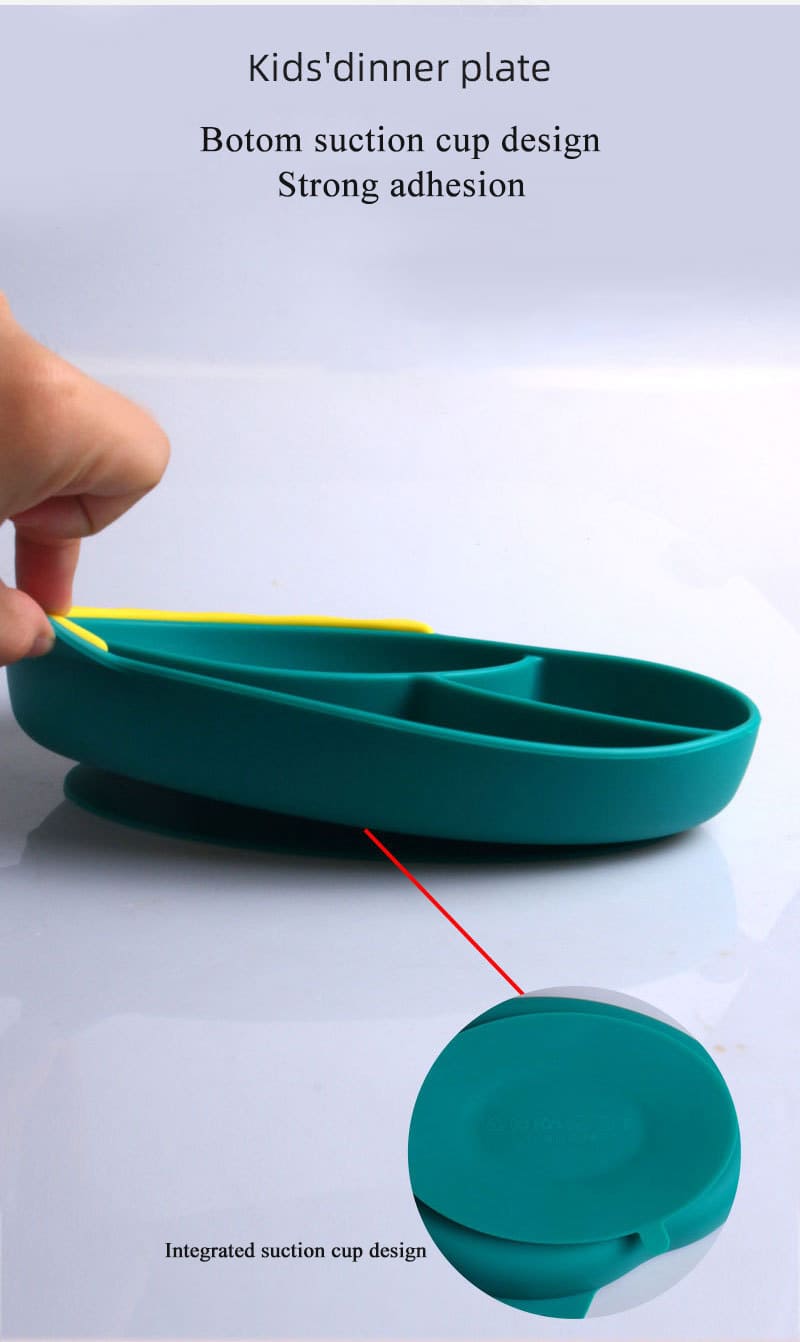 silicone plate with suction